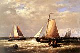 Famous Fishing Paintings - Return of the Fishing Fleet